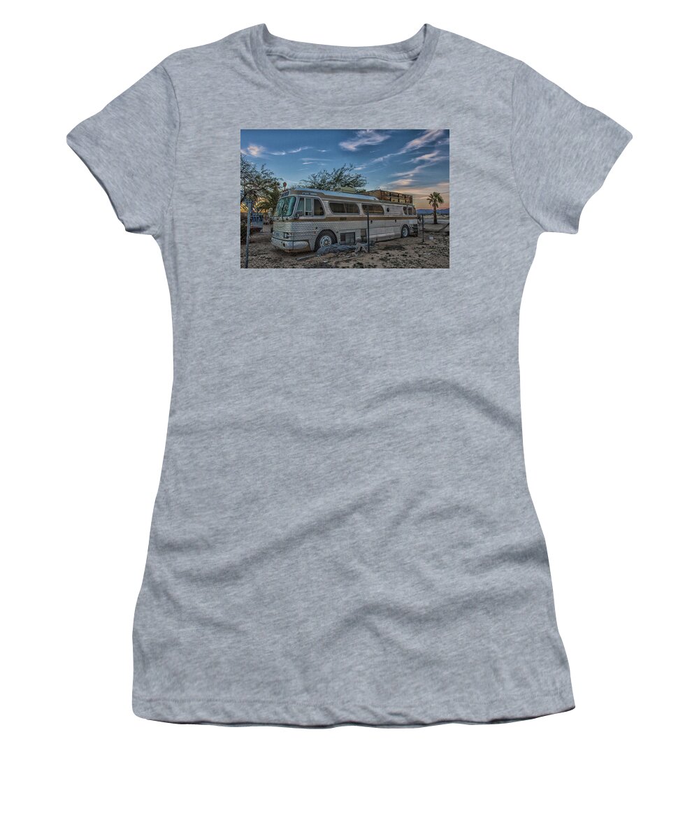 Bus Women's T-Shirt featuring the photograph The Last Ride by Robert Hebert
