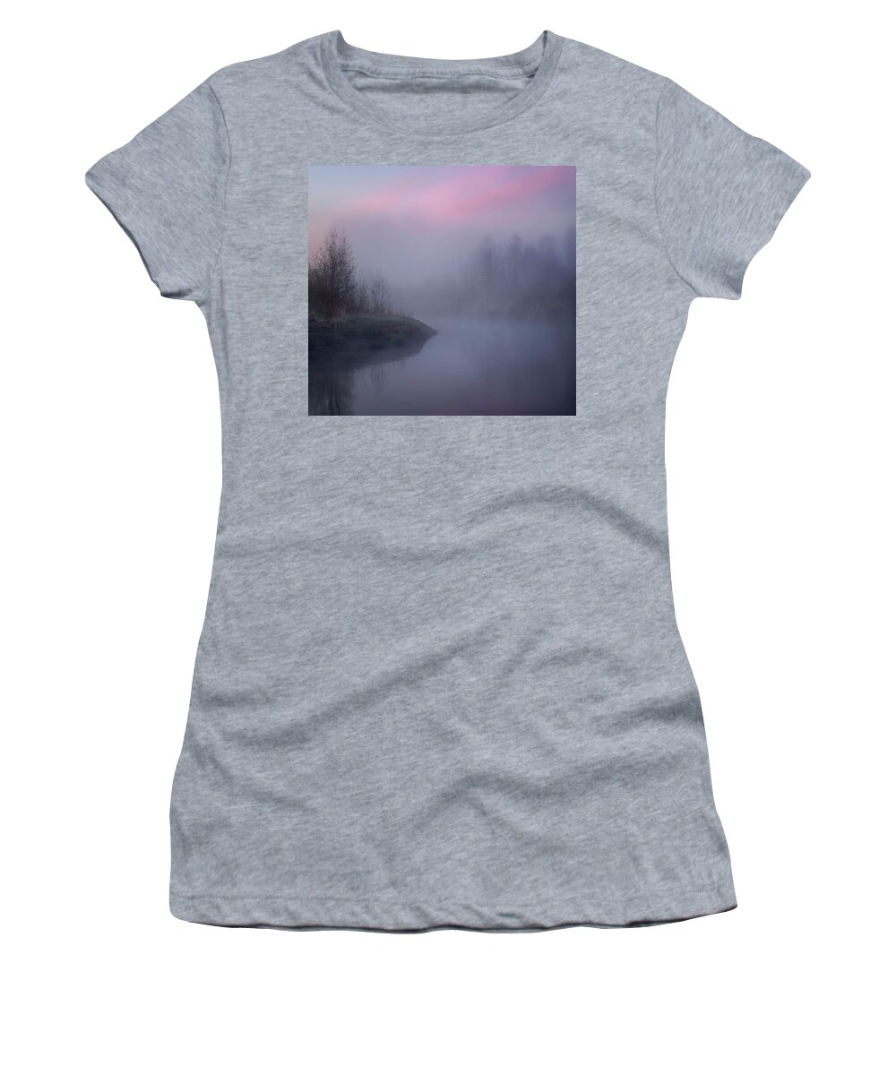 River Women's T-Shirt featuring the photograph The Old River by Dan Jurak
