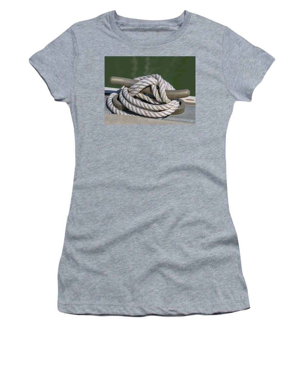 Rope Women's T-Shirt featuring the photograph The Rope 5 by Chuck Shafer
