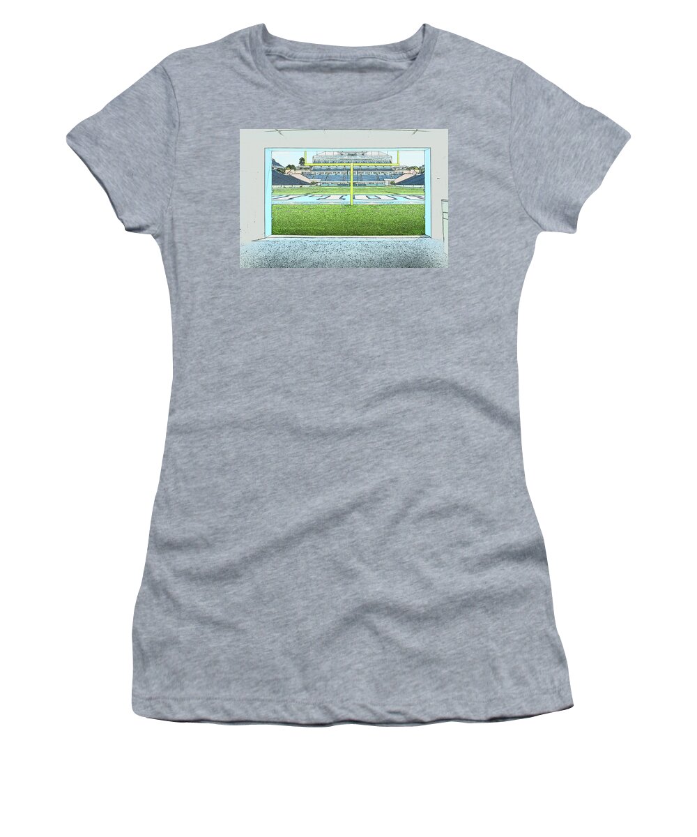 Kenan Women's T-Shirt featuring the photograph The Tunnel by Minnie Gallman