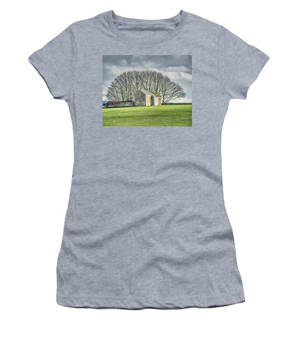 Tourism Women's T-Shirt featuring the photograph Tree Fan by Laura Hedien