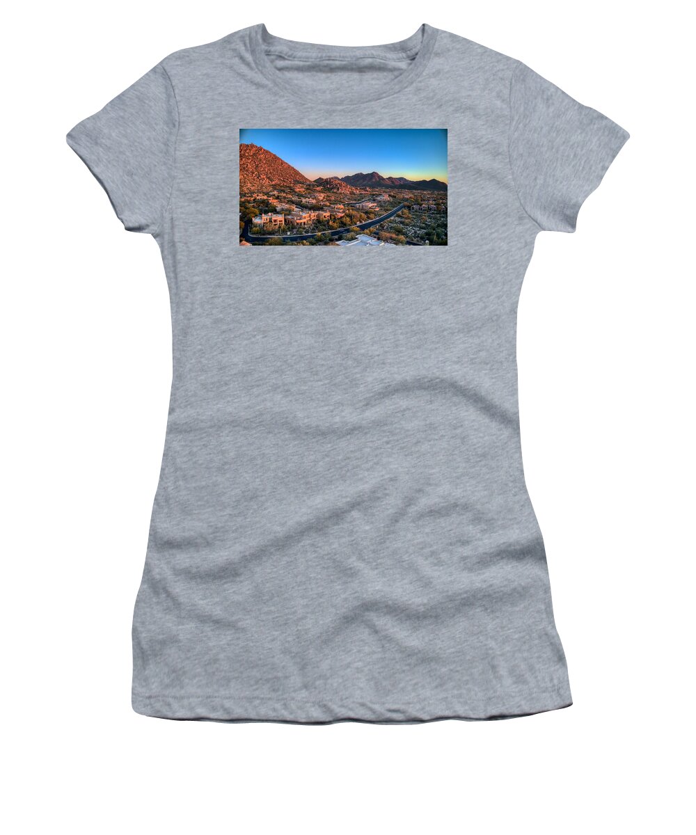 Troon Village Women's T-Shirt featuring the photograph Troon Village by Anthony Giammarino