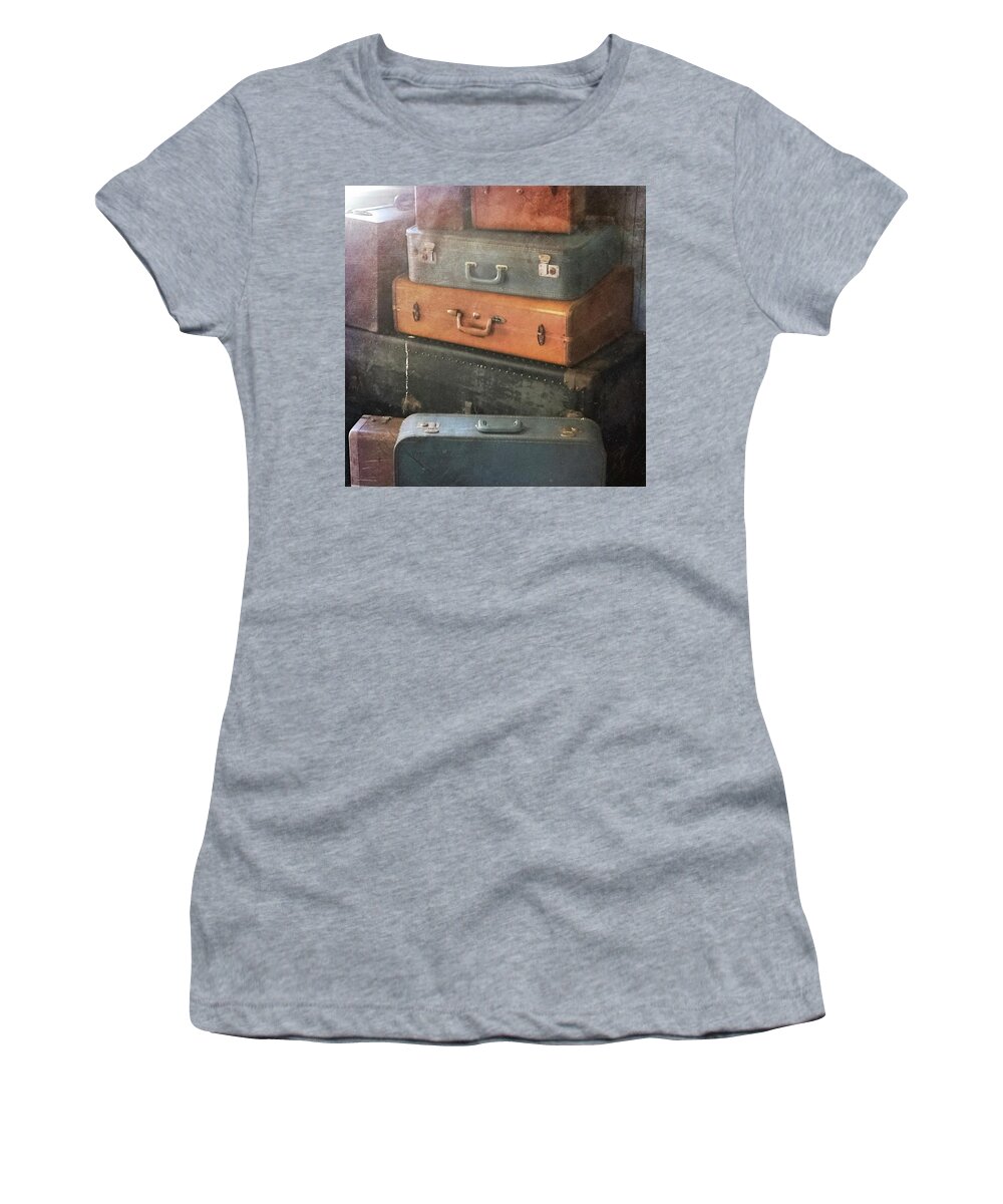  Women's T-Shirt featuring the photograph Up In the Attic by Jack Wilson