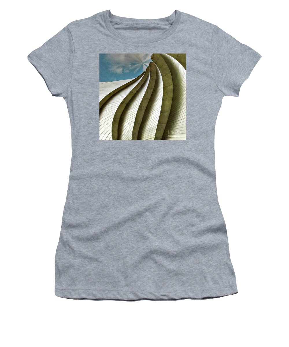Kauffman Performing Arts Center Women's T-Shirt featuring the photograph Variations On Kauffman by Doug Sturgess