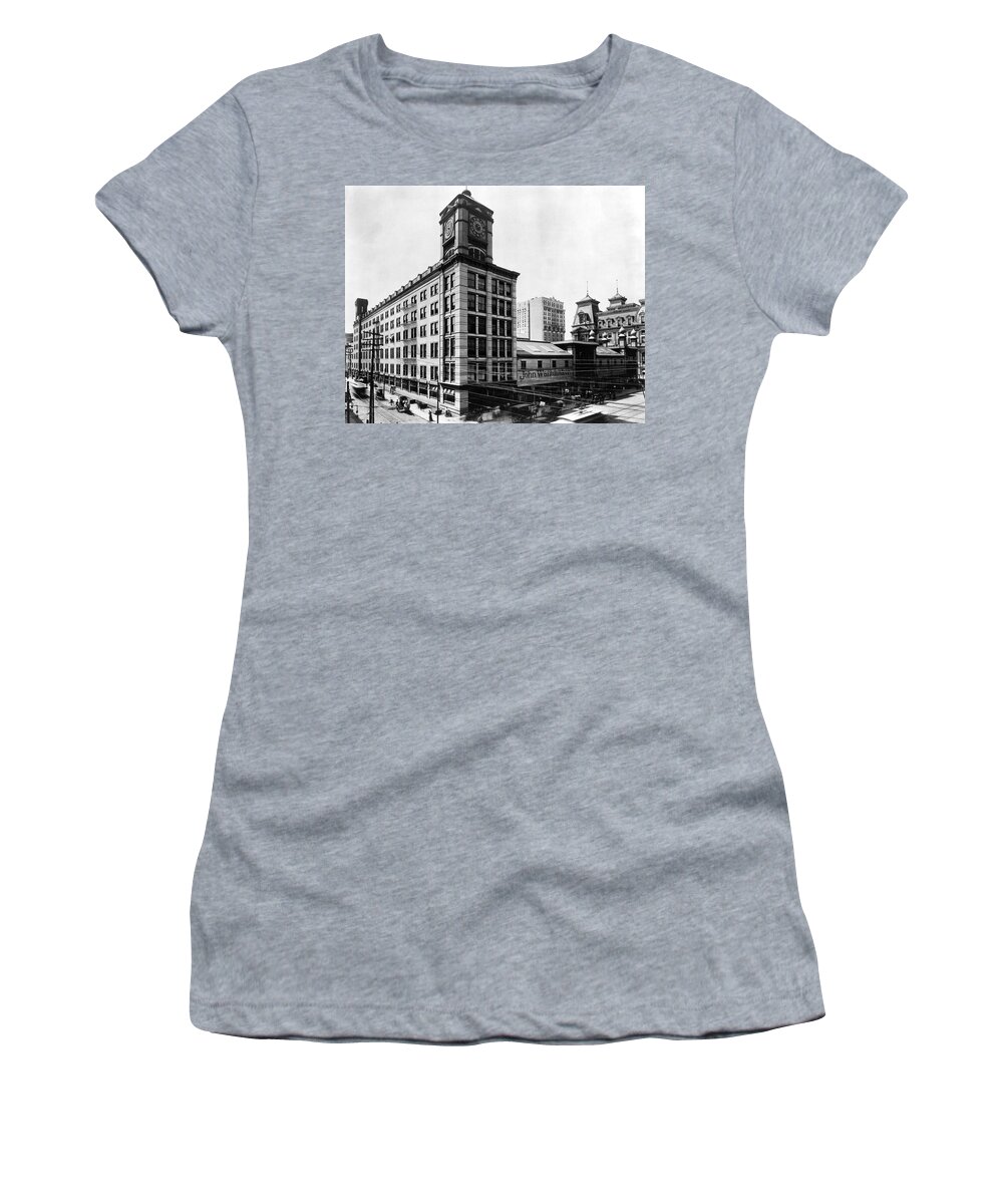 John Wanamaker Women's T-Shirt featuring the photograph Wanamaker's Grand Depot by Unknown
