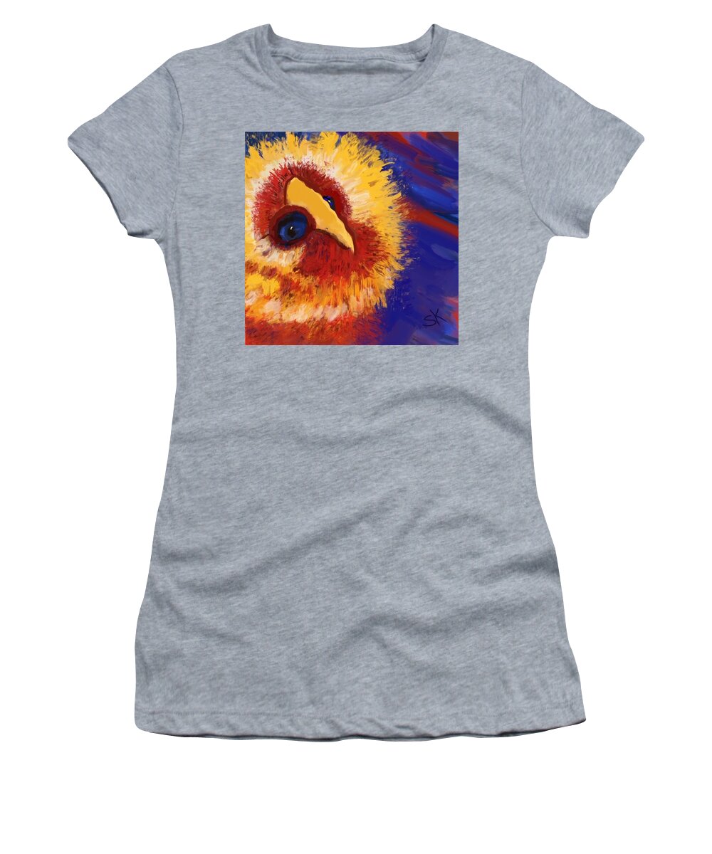 Owl Women's T-Shirt featuring the digital art Whatta Hoot by Sherry Killam