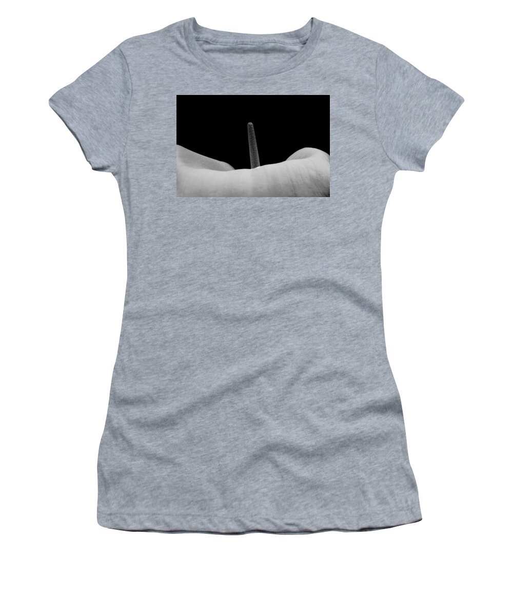 Calla Lilly Women's T-Shirt featuring the photograph White calla lilly by Alessandra RC