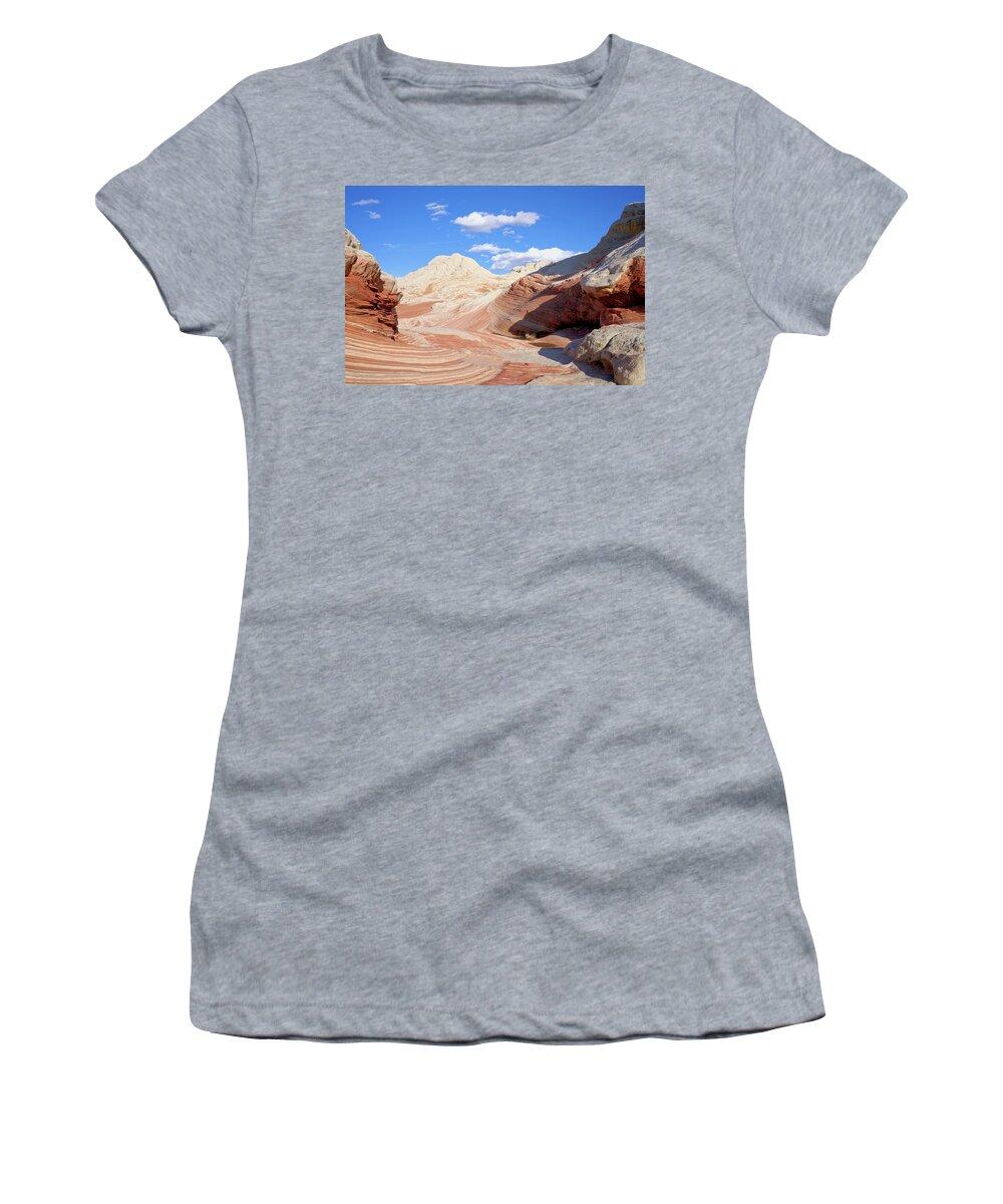 Desert Women's T-Shirt featuring the photograph White Pocket by Ivan Franklin