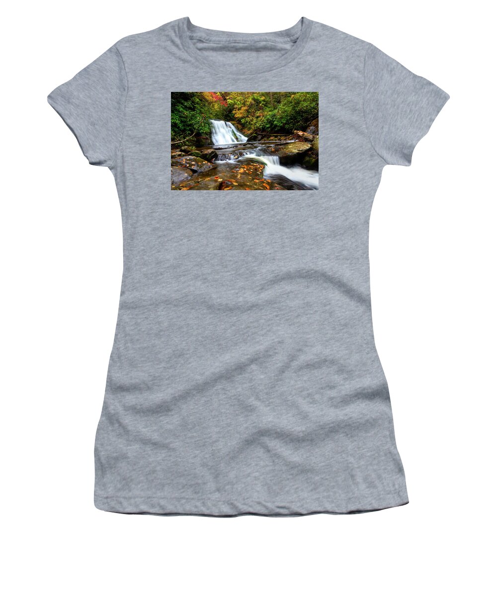 Carolina Women's T-Shirt featuring the photograph Whitewater by Debra and Dave Vanderlaan