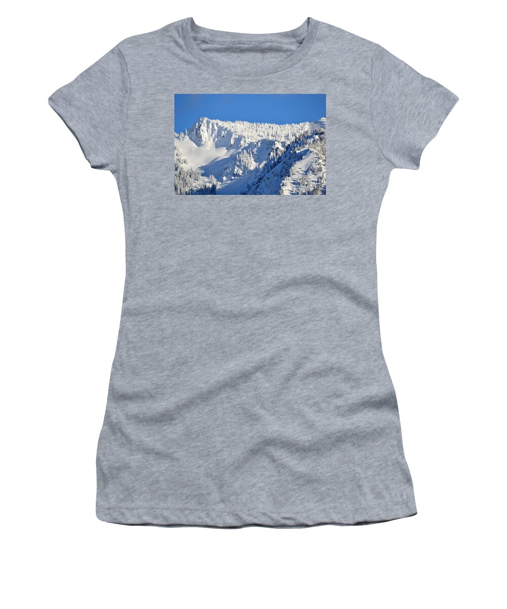 Snow Women's T-Shirt featuring the photograph Winter by Dorrene BrownButterfield