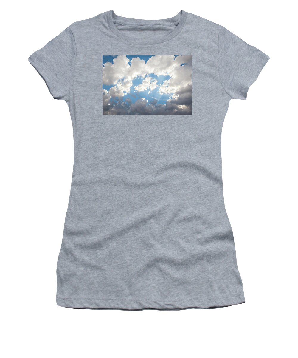 Scenics Women's T-Shirt featuring the photograph Clouds by Mary Lee Dereske