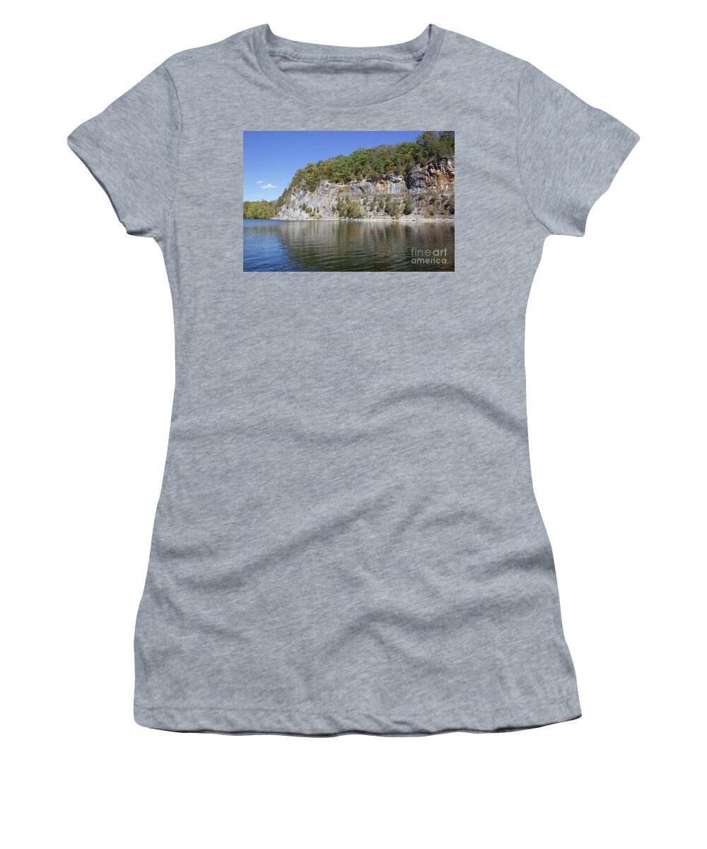  Women's T-Shirt featuring the photograph Compton Rapids by Annamaria Frost