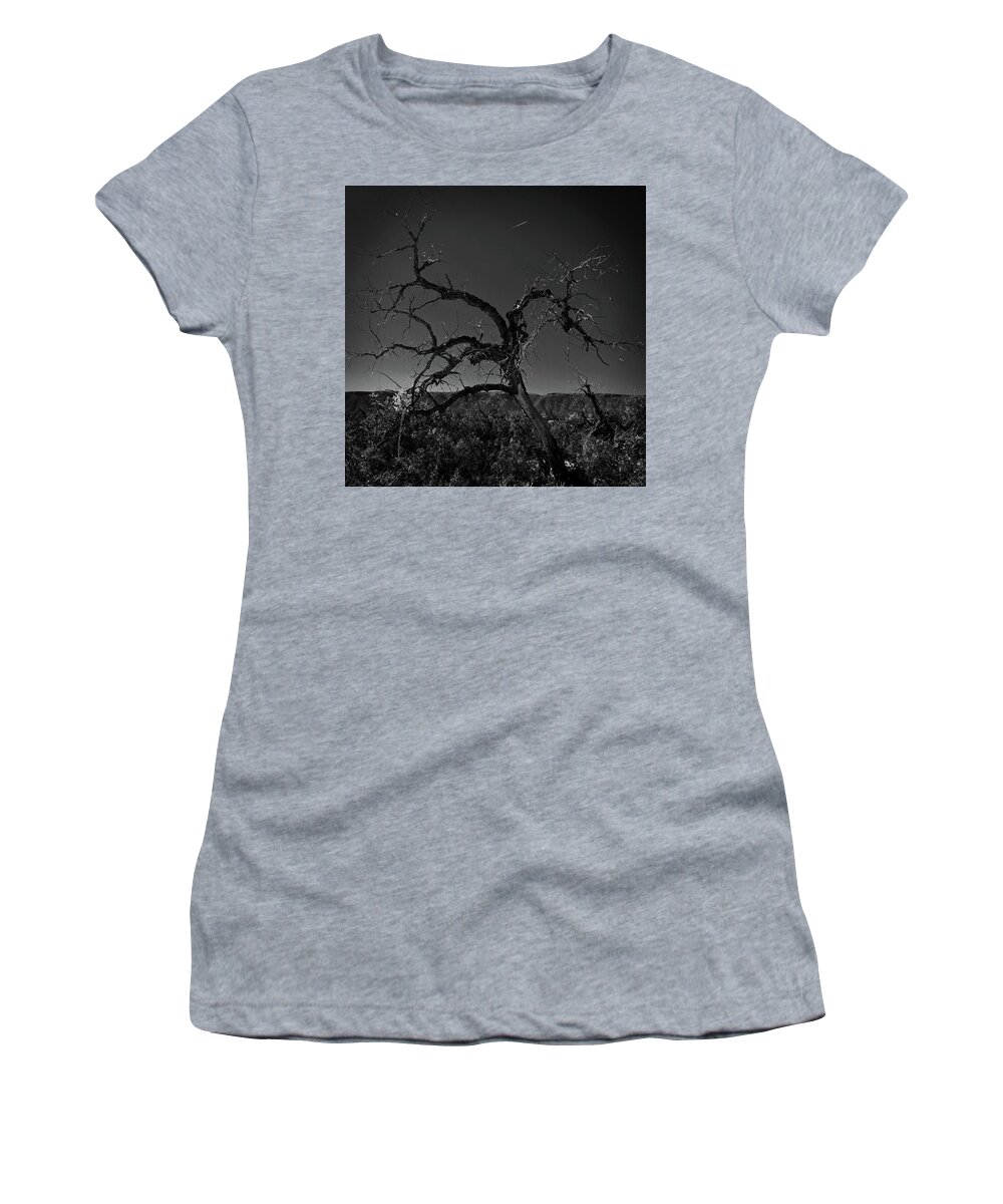 Tree Women's T-Shirt featuring the photograph Desert Floor #1 by George Taylor