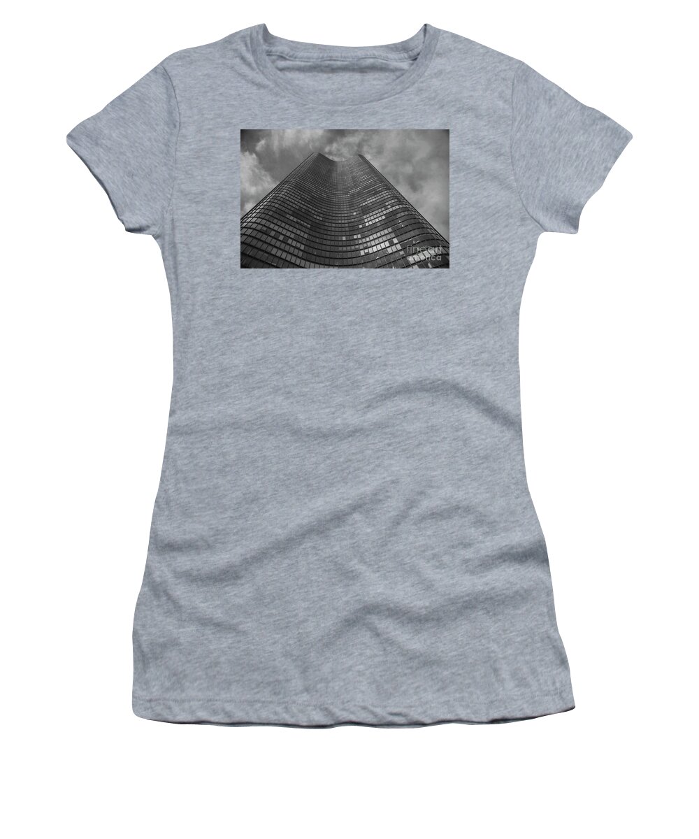 Joshua Mimbs Women's T-Shirt featuring the photograph Lake Point Tower Chicago #1 by FineArtRoyal Joshua Mimbs