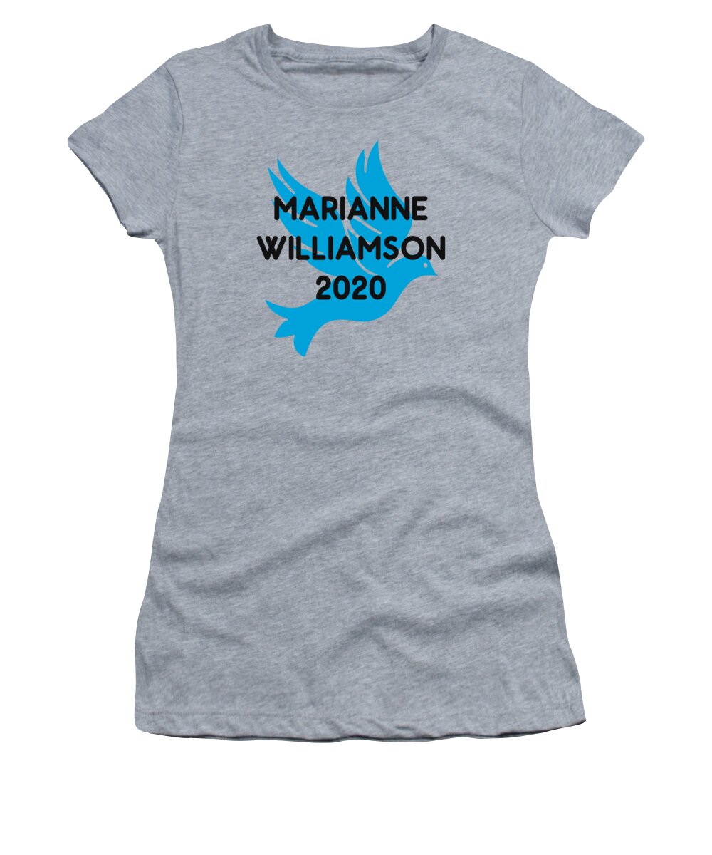 Election Women's T-Shirt featuring the digital art Marianne Williamson For President 2020 #1 by Flippin Sweet Gear