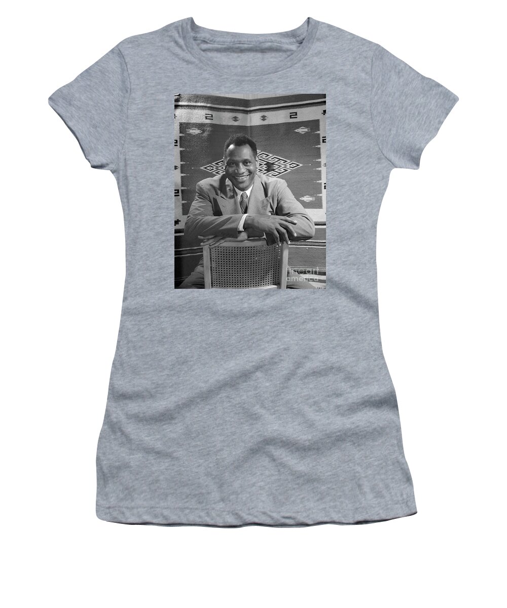 1942 Women's T-Shirt featuring the photograph Paul Robeson #1 by Gordon Parks