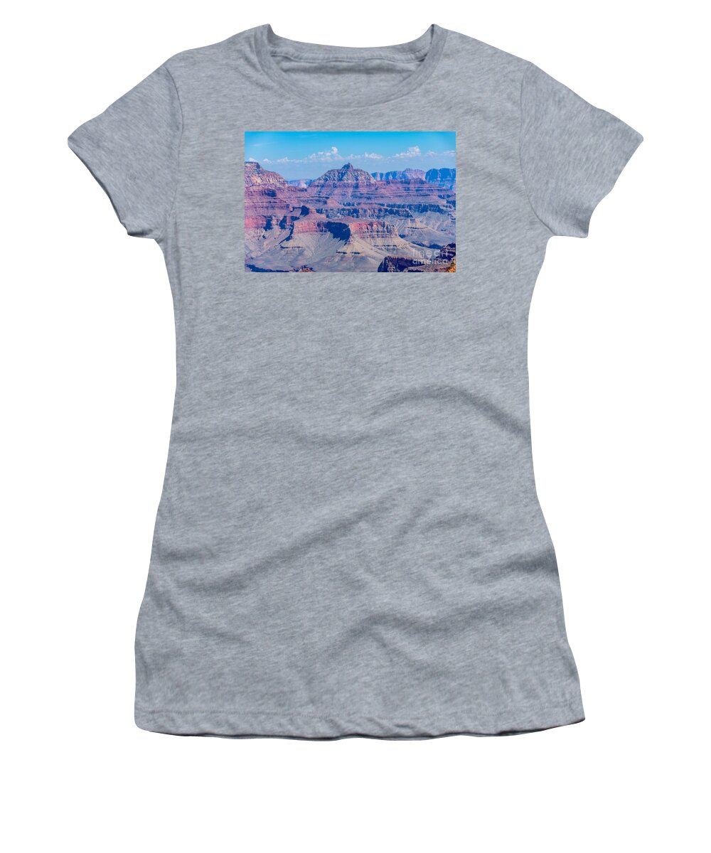 The Grand Canyon Women's T-Shirt featuring the digital art The Grand Canyon by Tammy Keyes