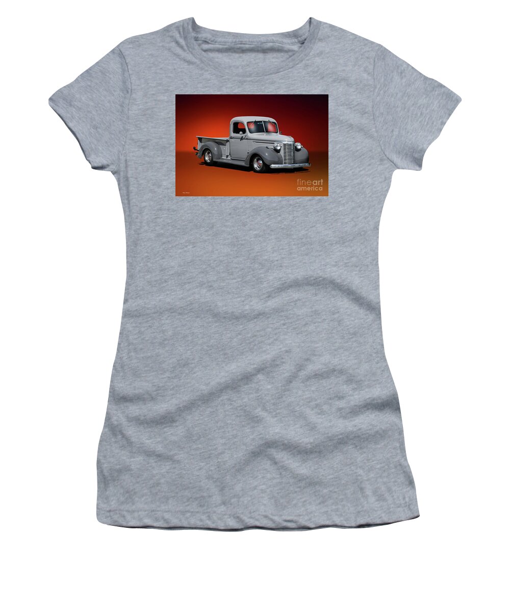 1940 Chevrolet Pickup Women's T-Shirt featuring the photograph 1940 Chevrolet K10 Pickup by Dave Koontz