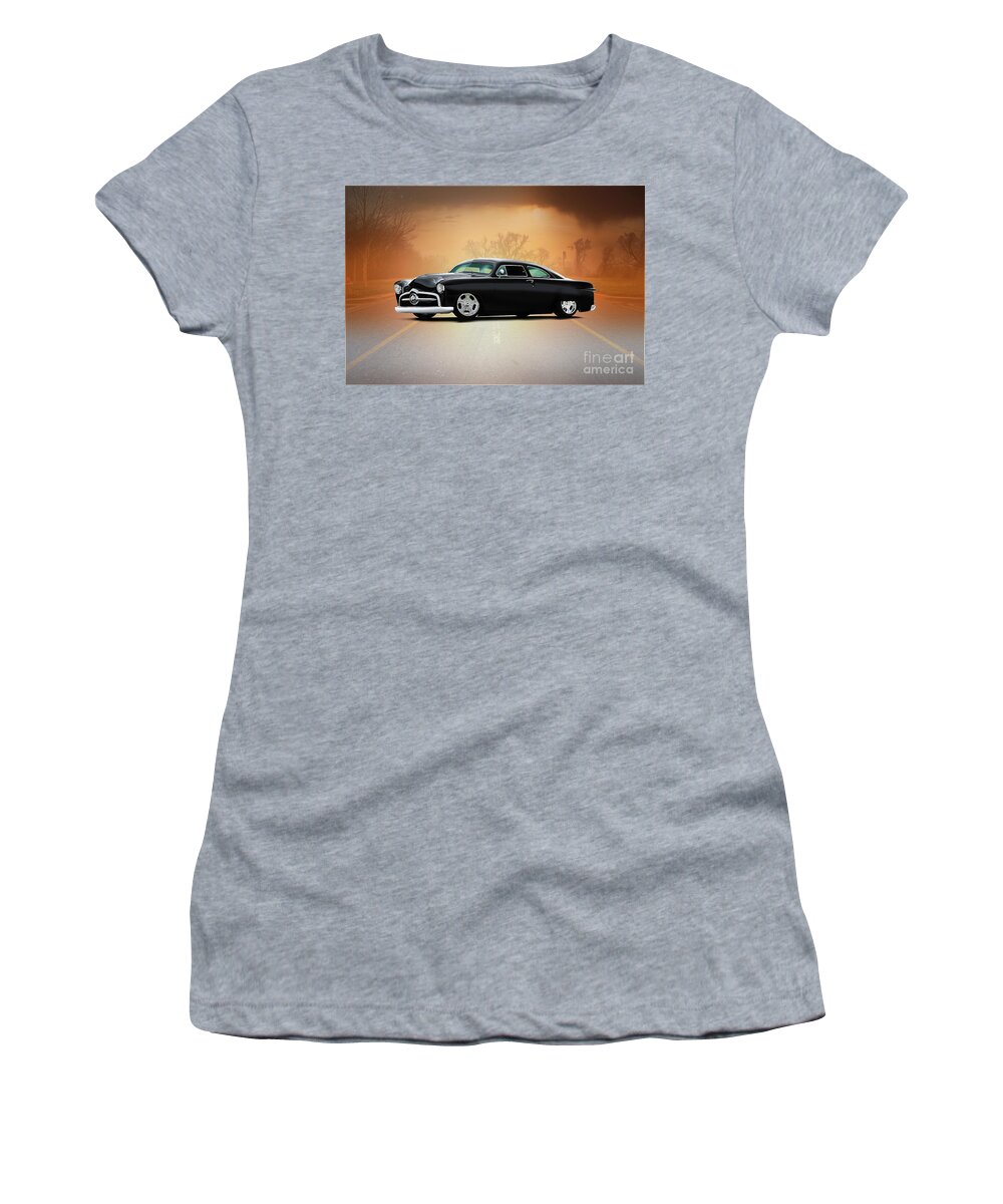 1950 Ford Coupe Women's T-Shirt featuring the photograph 1954 Ford Custom Coupe by Dave Koontz