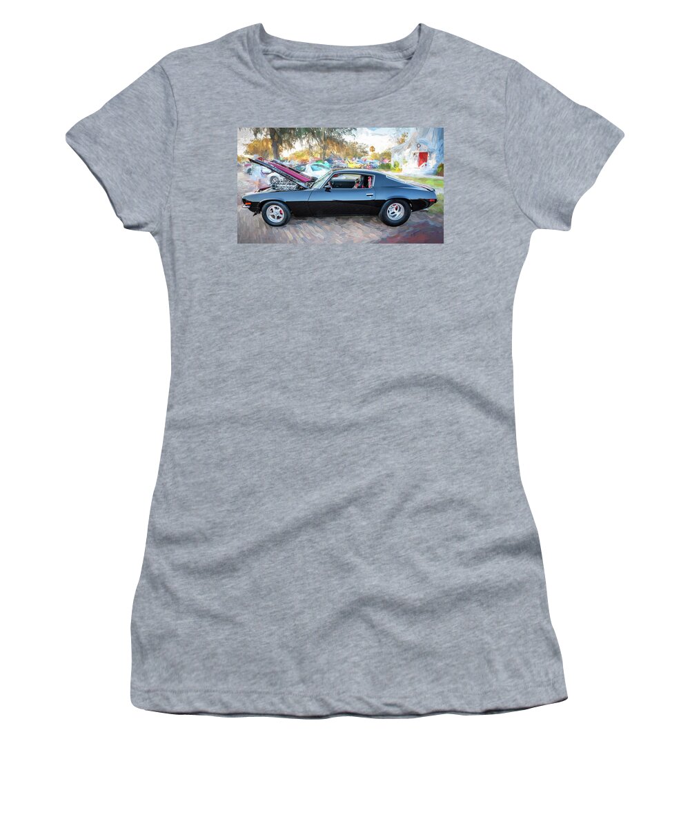  Women's T-Shirt featuring the photograph 1971 Camaro Z28 X120 by Rich Franco