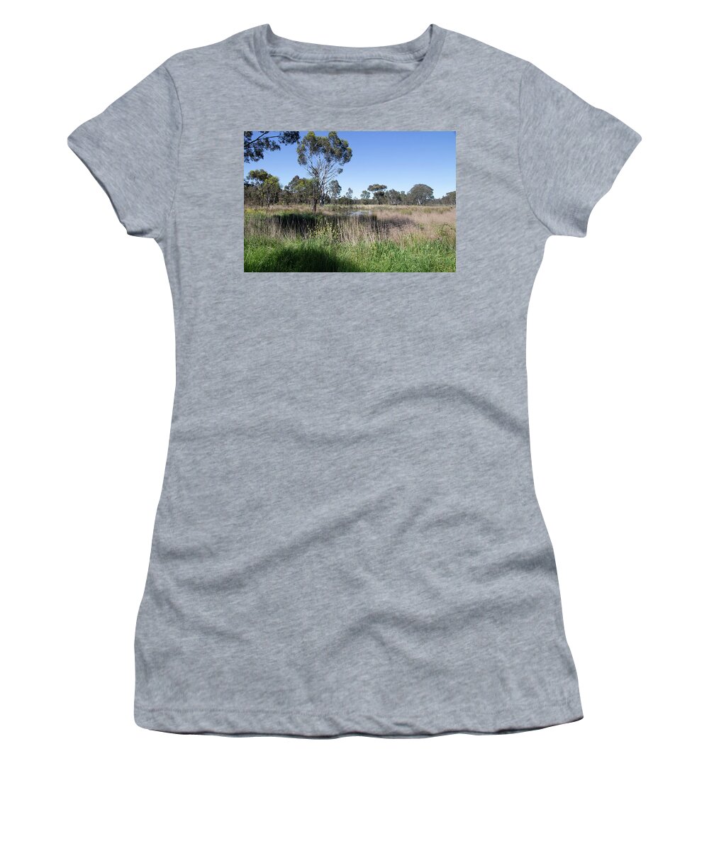 Sky Women's T-Shirt featuring the photograph Clear Blue Sky #2 by Masami IIDA