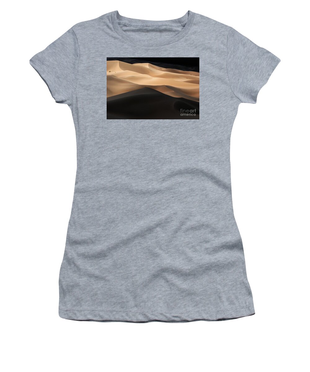 Gobi Desert Women's T-Shirt featuring the photograph Gobi desert #3 by Elbegzaya Lkhagvasuren