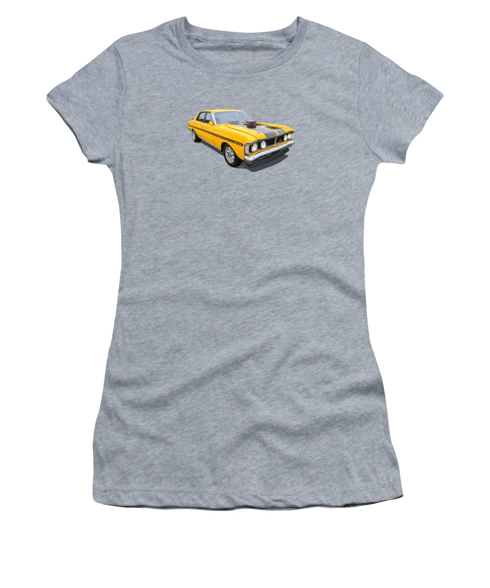 Car Women's T-Shirt featuring the photograph 351 GT Falcon by Keith Hawley