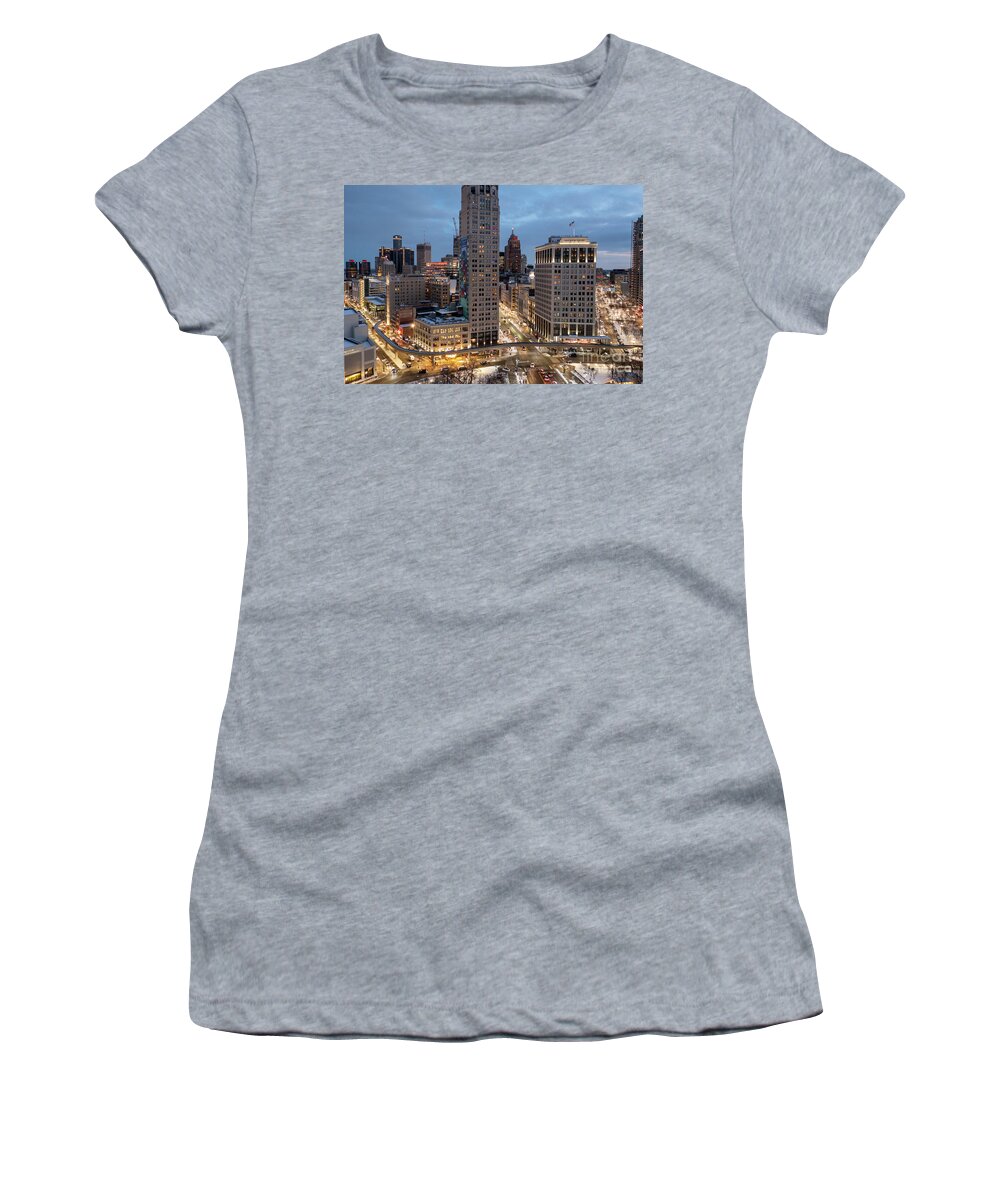 Detroit Women's T-Shirt featuring the photograph Detroit #4 by Jim West