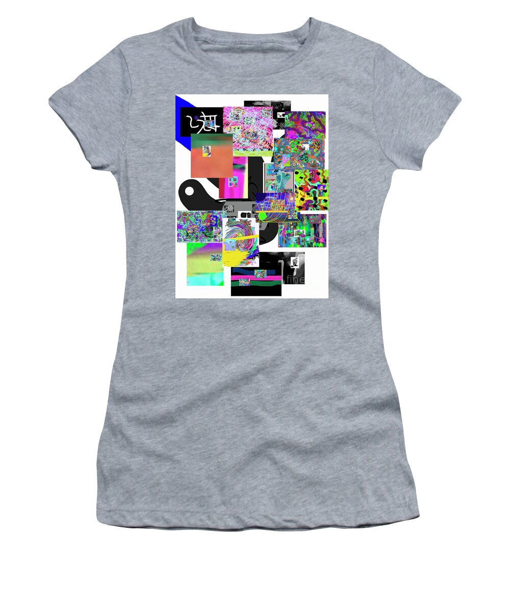  Women's T-Shirt featuring the digital art 5-17-2022q by Walter Paul Bebirian