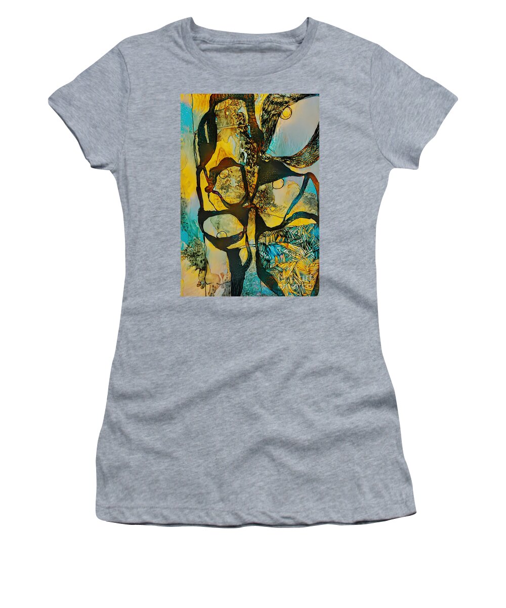 Contemporary Art Women's T-Shirt featuring the digital art 72 by Jeremiah Ray
