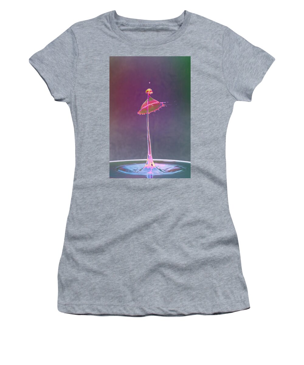 Abstract Women's T-Shirt featuring the photograph A bit windy 2 by Sue Leonard