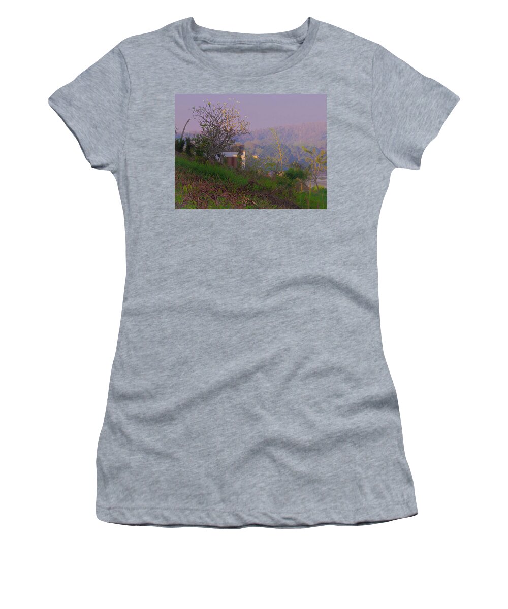 *db Women's T-Shirt featuring the photograph A land of mystery and spirits by Jeremy Holton
