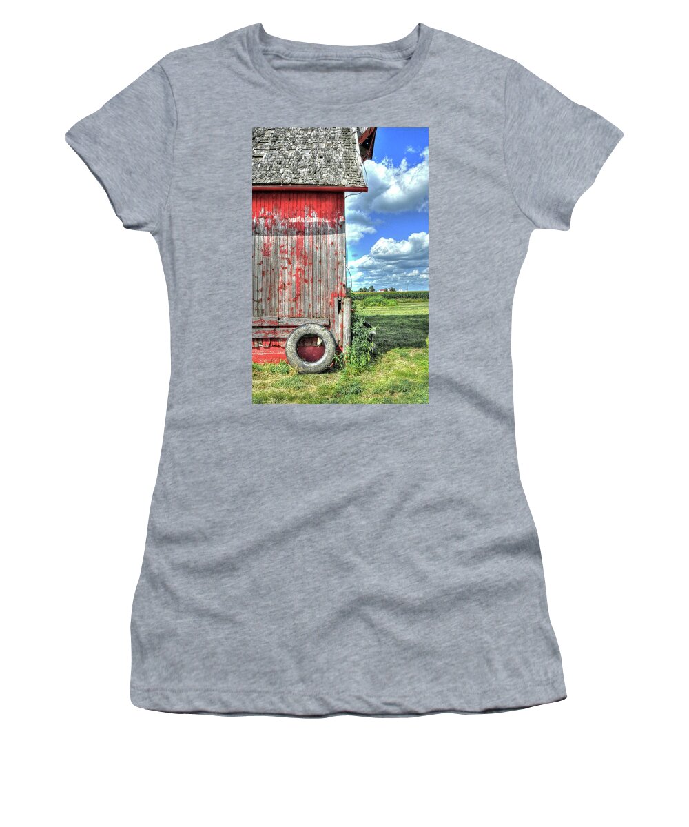 Farm Women's T-Shirt featuring the photograph Rural Tapestry by Randall Dill