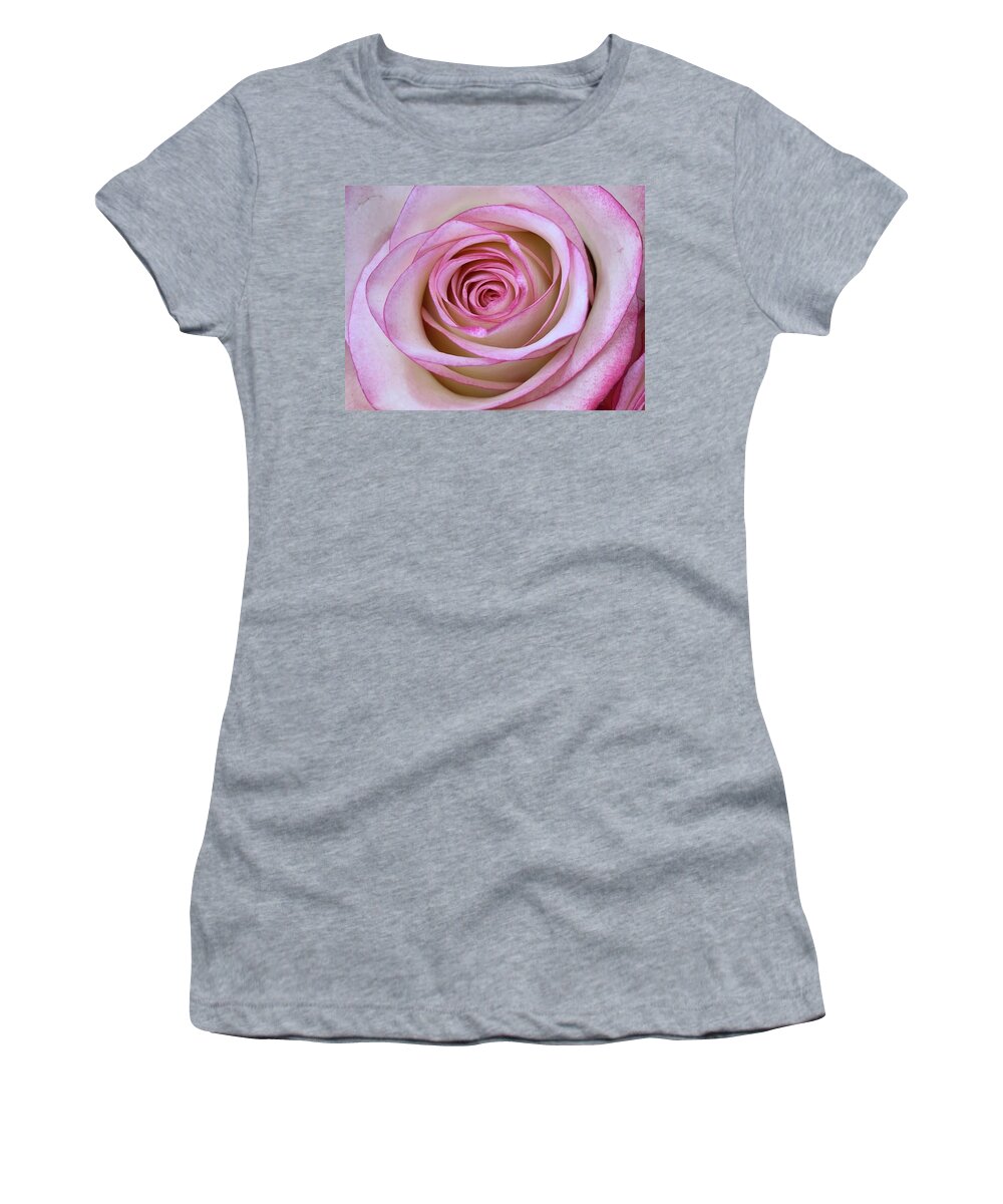 Rose Women's T-Shirt featuring the digital art A Tapering Perse by Tiesa Wesen