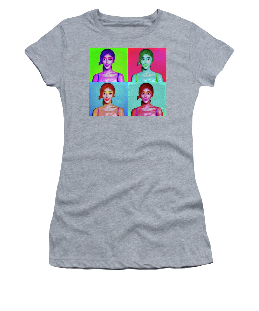 Female Women's T-Shirt featuring the photograph A Warholian Wonder by Jack Torcello