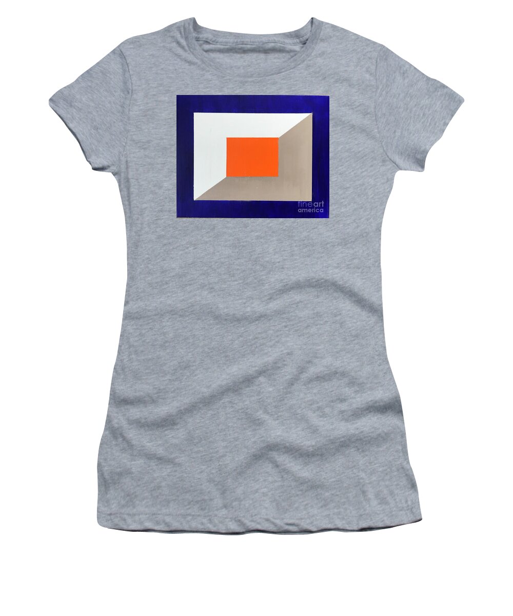 Original Art Work Women's T-Shirt featuring the pastel Abstract #1 by Theresa Honeycheck