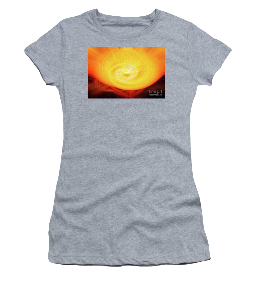 Abstract Women's T-Shirt featuring the mixed media Abstract 10 by Ed Taylor