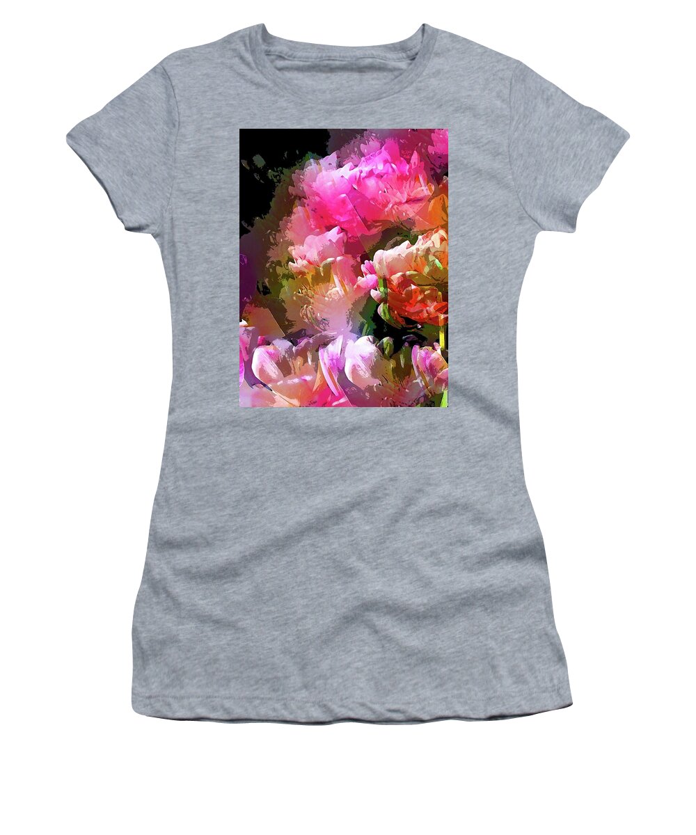 Abstract Women's T-Shirt featuring the photograph Abstract 272 by Pamela Cooper