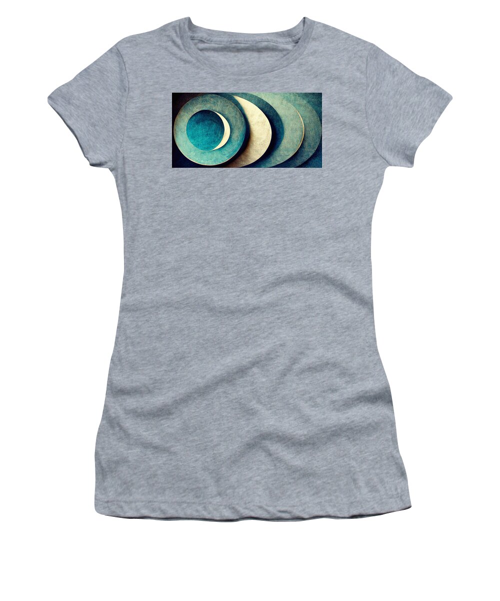 Abstract Women's T-Shirt featuring the digital art Abstract #61 by Craig Boehman