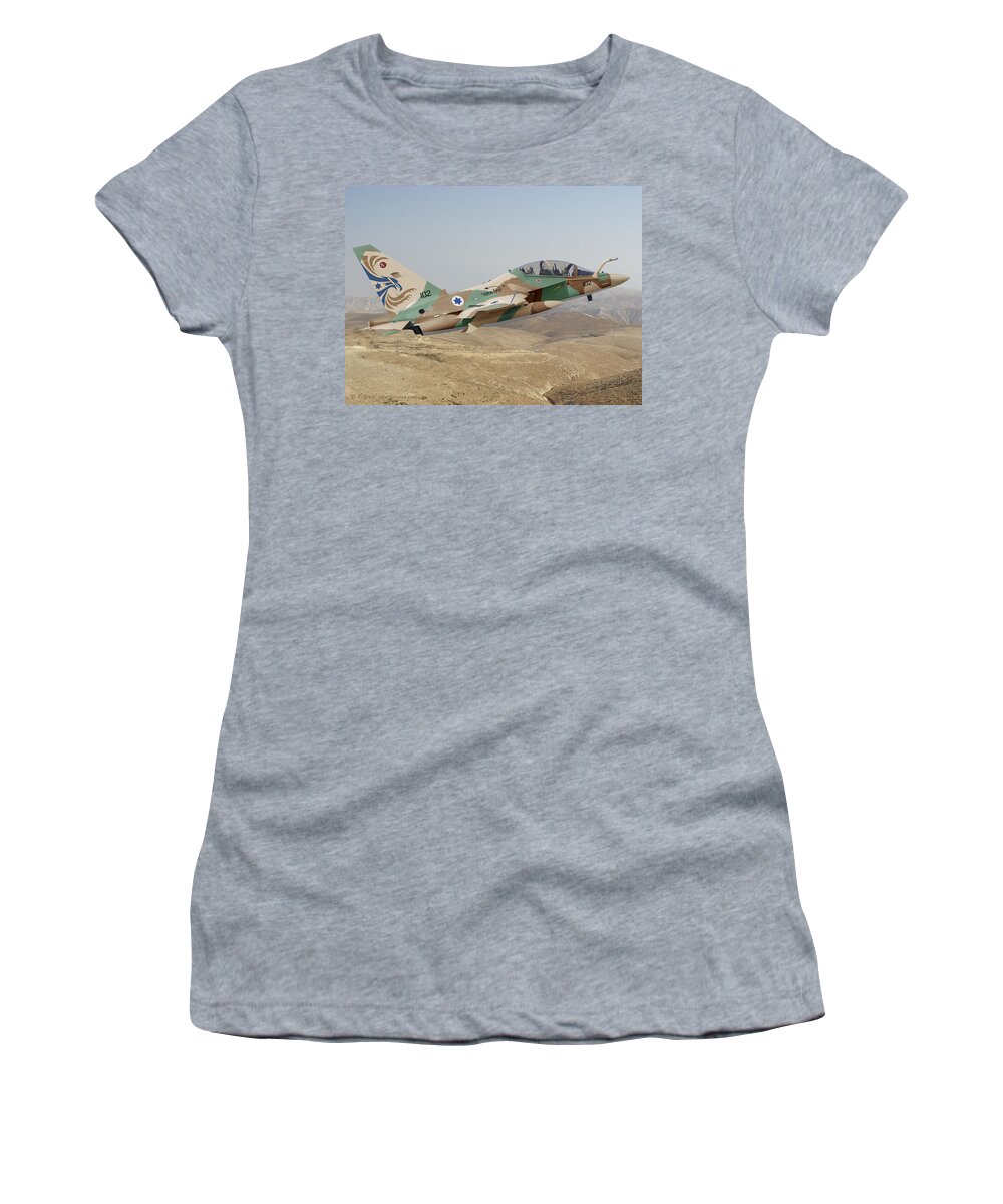 - Lavi Ii Women's T-Shirt featuring the digital art Aermacchi M-346I Lavi II by Custom Aviation Art