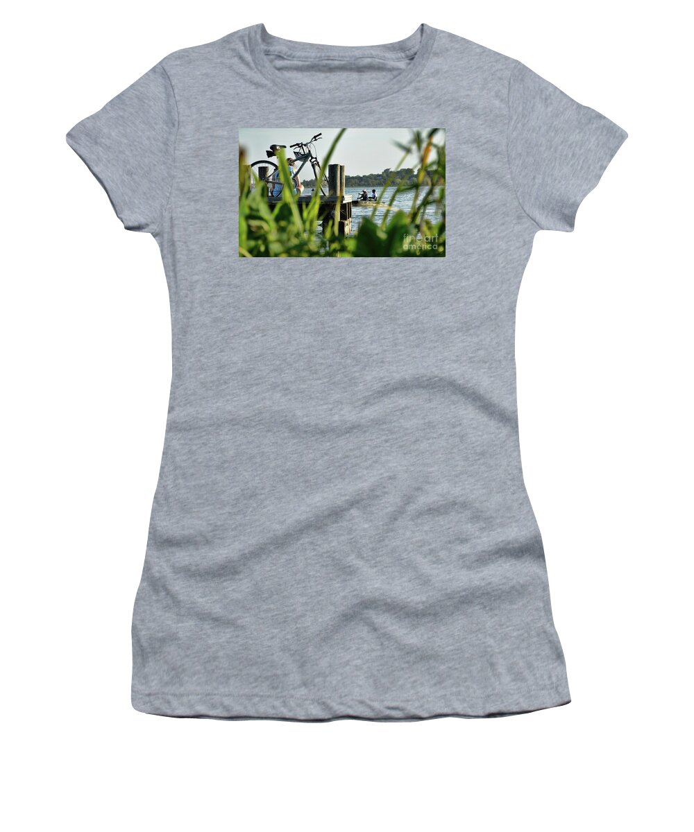 Landscape Women's T-Shirt featuring the photograph Afternoon At White Rock by Diana Mary Sharpton