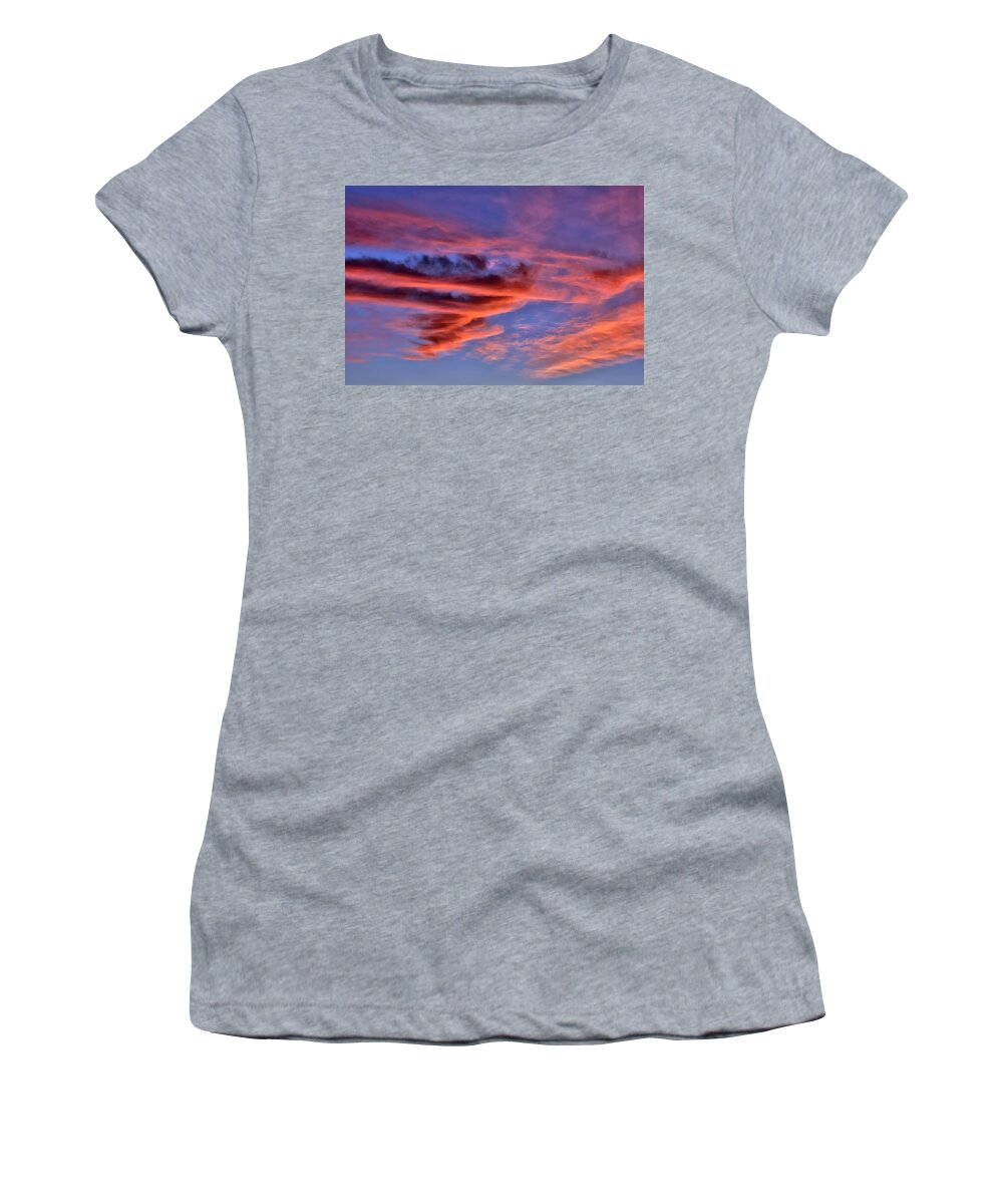 Florida Women's T-Shirt featuring the photograph Painted Sky by God by Carol Eade