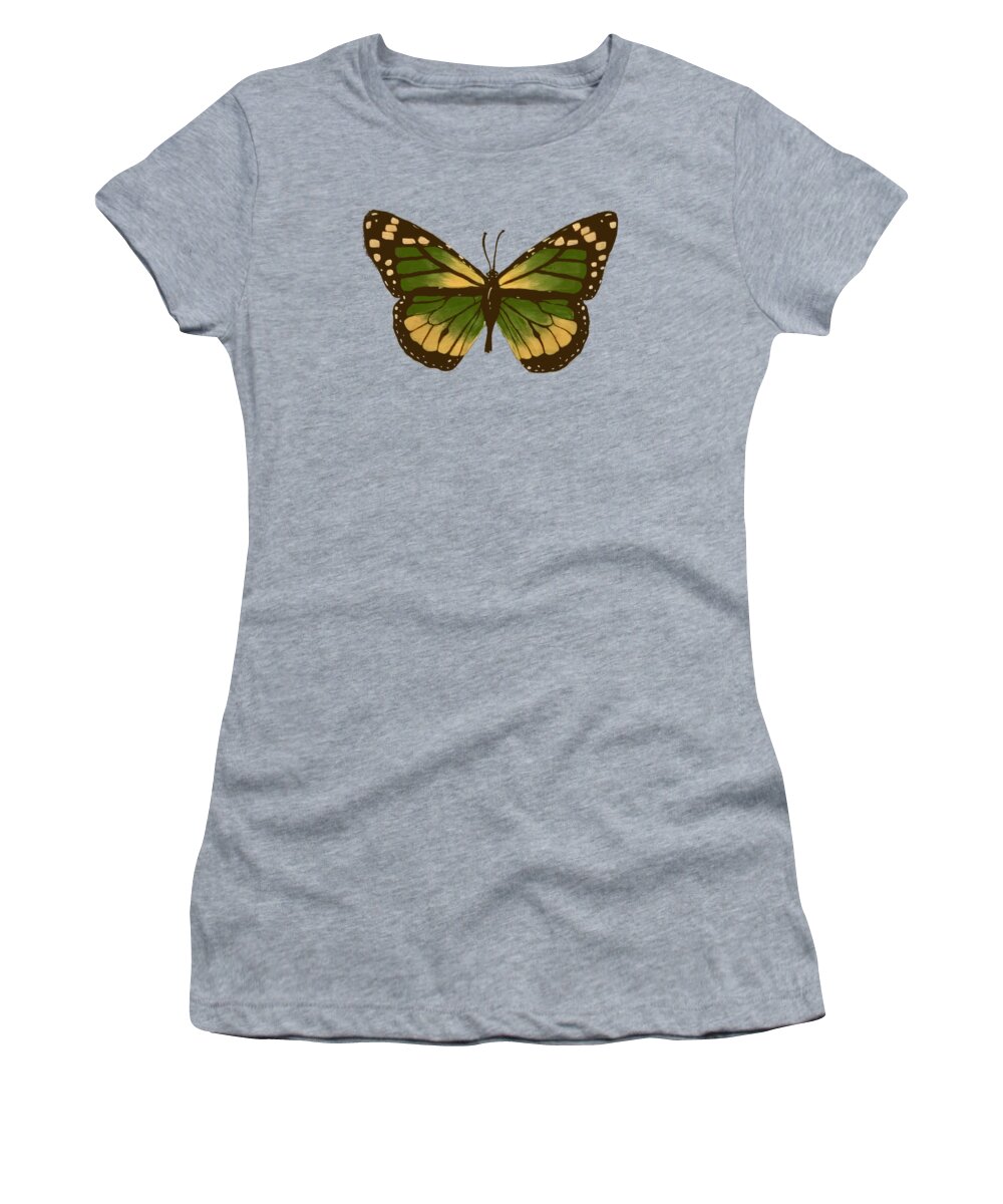 Butterfly Women's T-Shirt featuring the painting Grandma's Butterfly by Eseret Art