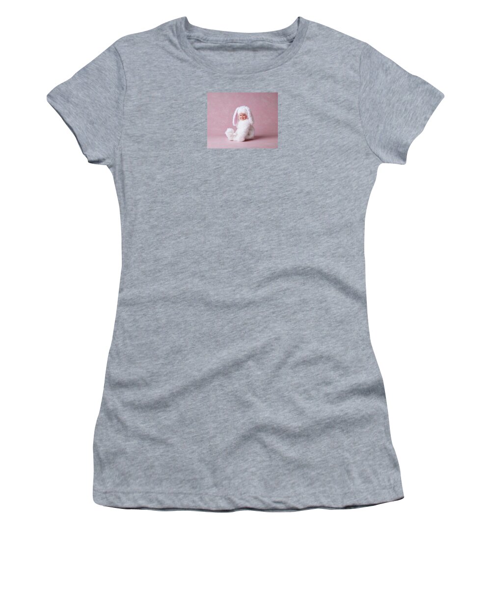 Bunnies Women's T-Shirt featuring the photograph Baby Bunny #3 by Anne Geddes