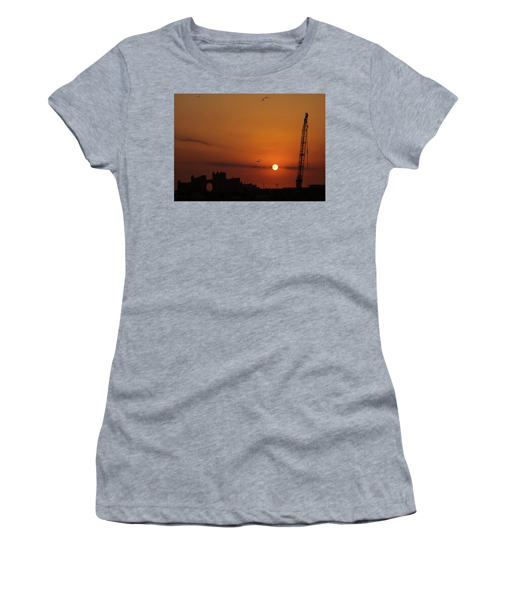 Sunrise Artwork Women's T-Shirt featuring the photograph Bahamas At Sunrise 1 by Gian Smith