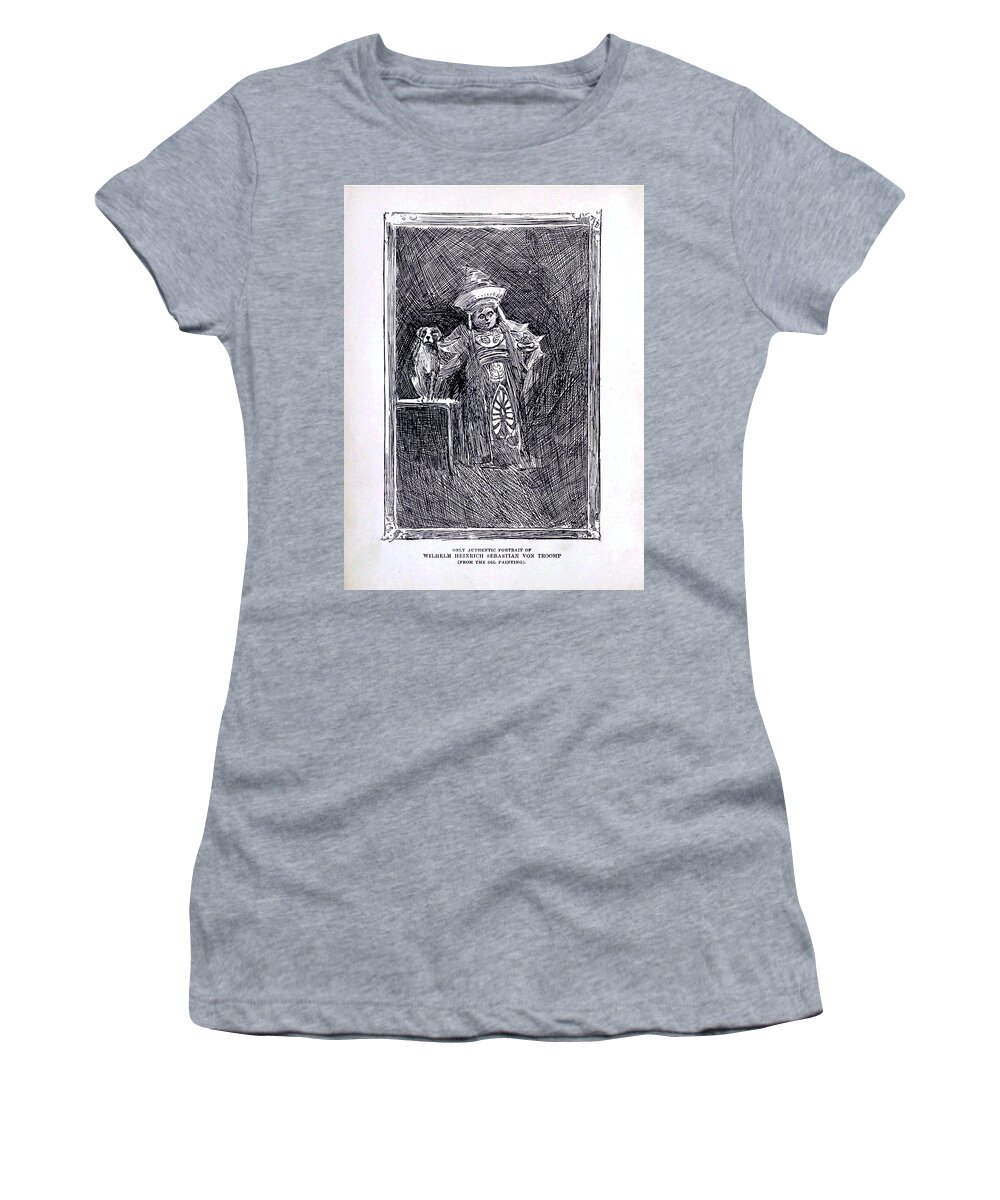 Richard Reeve Women's T-Shirt featuring the drawing Baron Trump 1893 by Richard Reeve