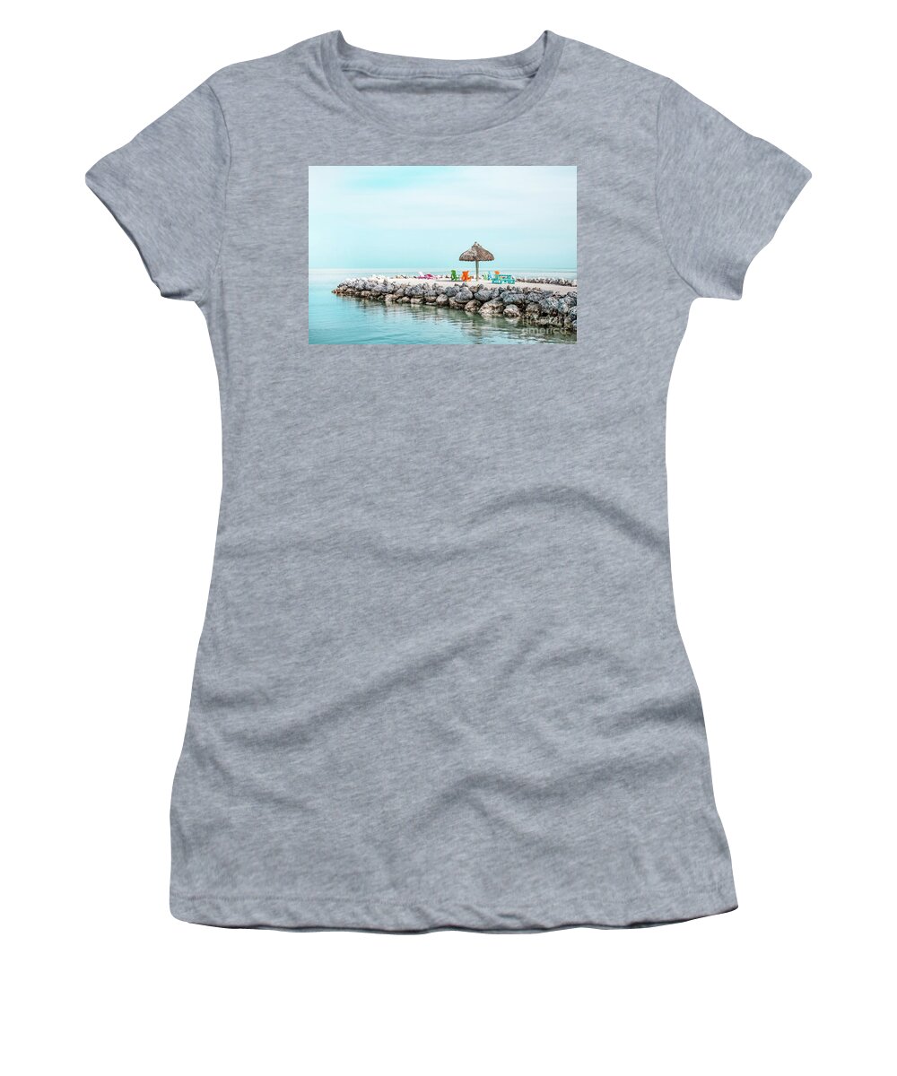 Kremsdorf Women's T-Shirt featuring the photograph Beach Haven by Evelina Kremsdorf