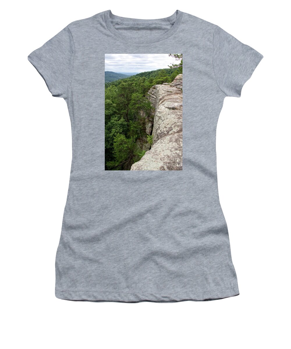 View Women's T-Shirt featuring the photograph Bee Rock Overlook 4 by Phil Perkins