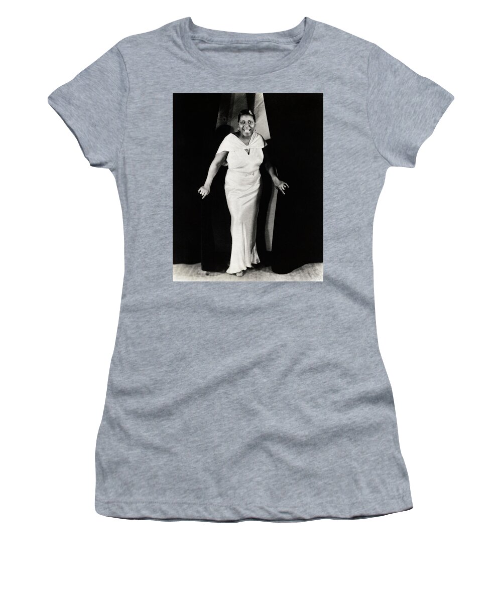 1 Person Women's T-Shirt featuring the photograph Bessie Smith On Stage by Underwood Archives