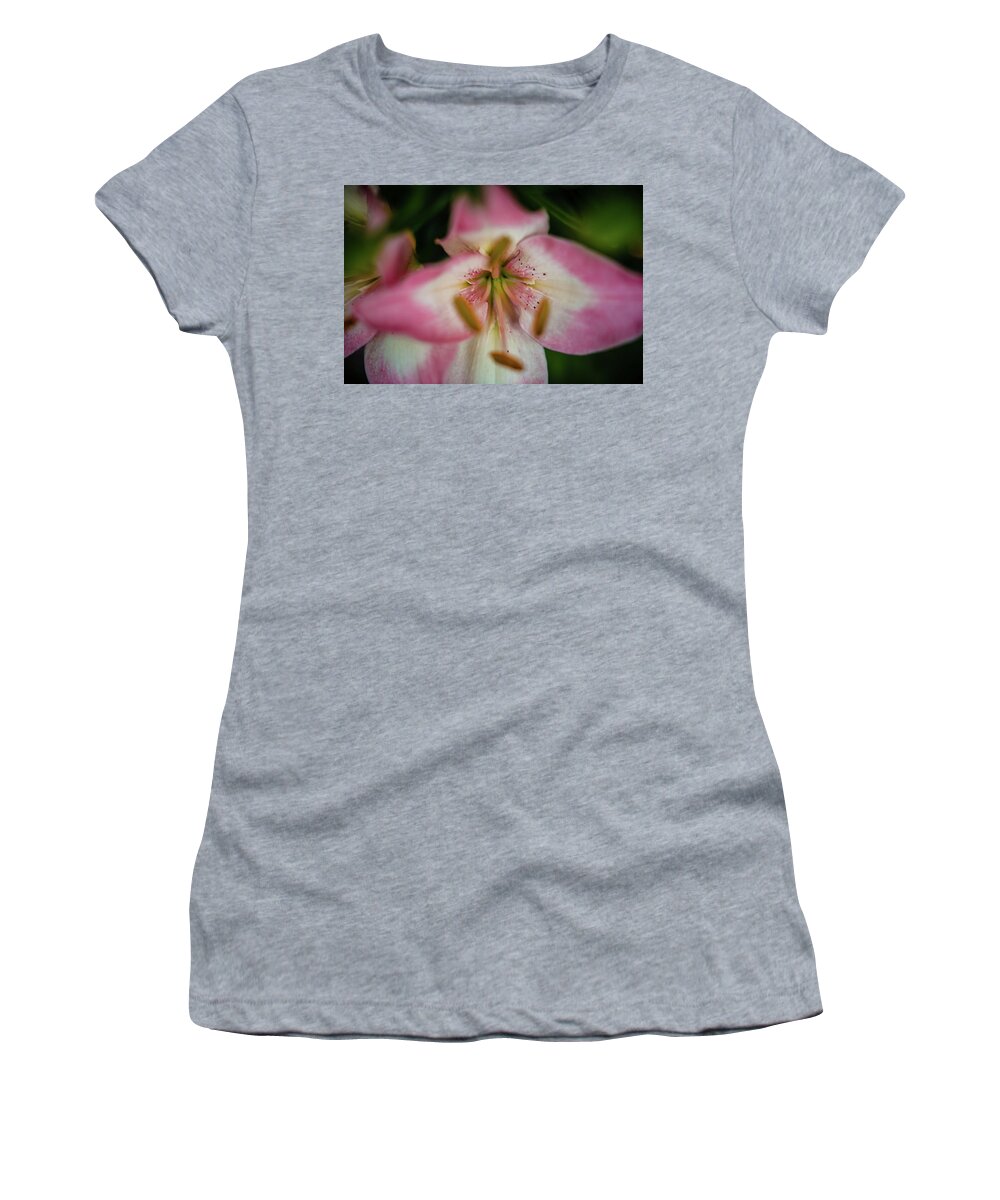  Women's T-Shirt featuring the photograph Blossuming by Nicole Engstrom